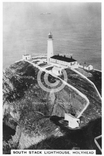 South Stack Lighthouse, Holyhead, Wales, 1937. Artist: Unknown