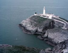 South Stack Lighthouse, Holyhead, Anglesey/Wales, c1955. Creator: Arthur Charles Kirby Ware