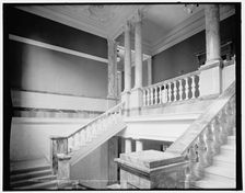 South stairway, second floor, Wayne County Building,Detroit, (1902?). Creator: Unknown