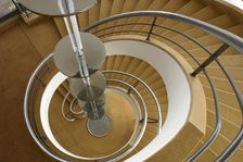 South staircase, De La Warr Pavilion, Bexhill on Sea, East Sussex
