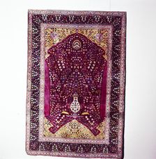 South Persian Prayer Rug, 18th century