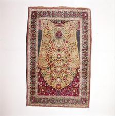 South Persian Prayer Rug, 18th century