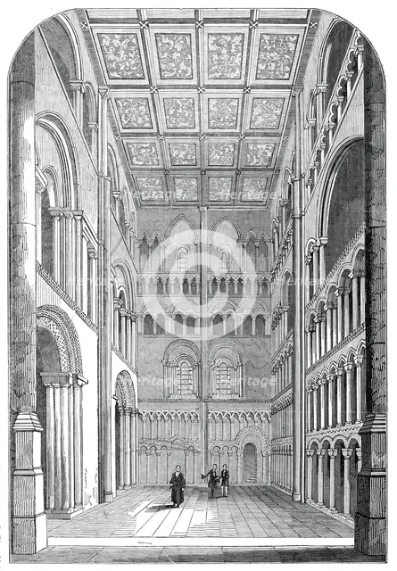 South-west transept of Ely Cathedral, restored, 1845. Creator: Unknown.