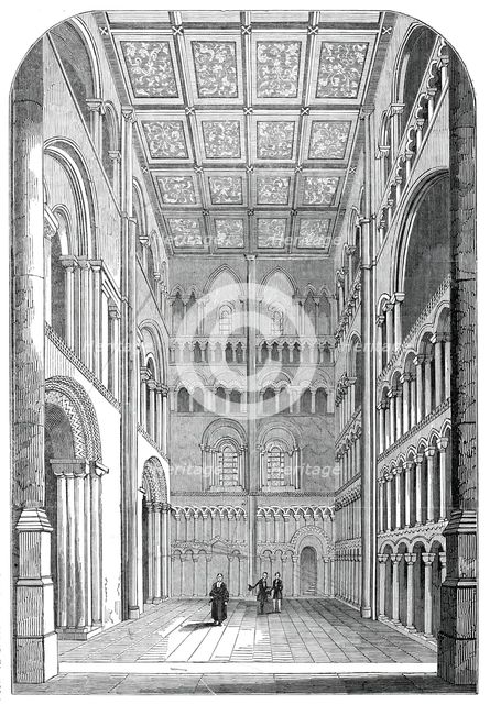 South-west transept of Ely Cathedral, restored, 1845. Creator: Unknown.