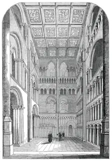 South-west transept of Ely Cathedral, restored, 1845. Creator: Unknown