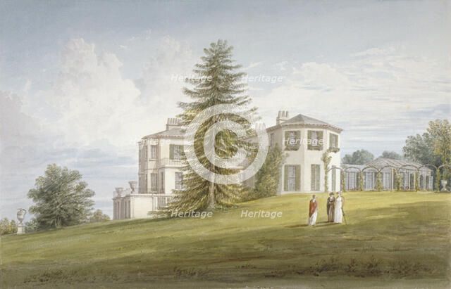 South-west view of Bromley Hill, Bromley, Kent, 1815. Artist: John Buckler