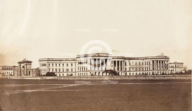 South West View of Government House, Calcutta, 1858-61. Creator: Unknown.