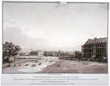 South-west view of Horse Guards, Westminster, London, 1809. Artist: William Fellows