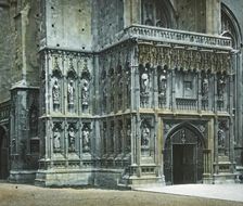 South West Porch, Canterbury Cathedral c1890. Creator: Unknown