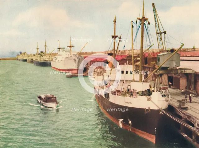 'South Wharf, Fremantle', c1947. Creator: Unknown.