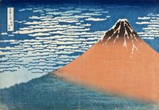 South Wind, Clear Dawn, between circa 1830 and circa 1831. Creator: Hokusai