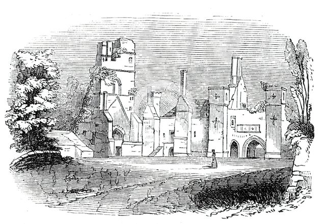South Winfield manor house, 1844. Creator: Unknown.