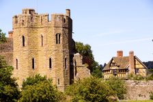 South tower and gatehouse, Stokesay Castle, Shropshire, c1997-c2016. Artist: James O Davies