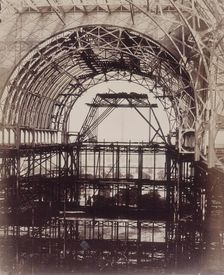 South Transept looking towards Penge Crystal Palace, Sydenham, 1852-1854. Creator: Philip Henry Delamotte