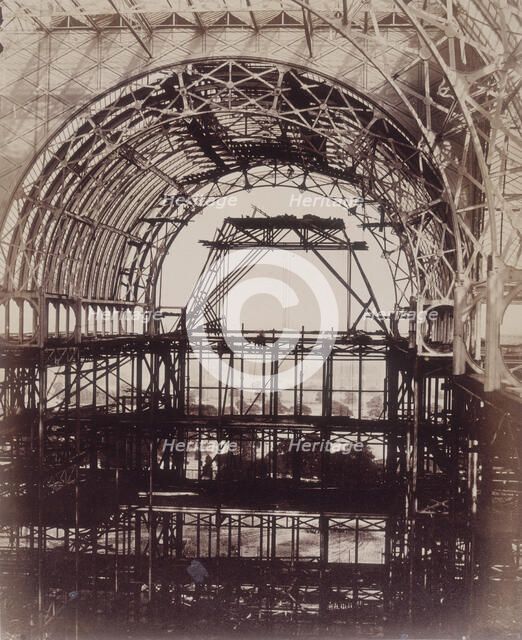 'South Transept looking towards Penge', Crystal Palace, Sydenham, 1852-1854. Creator: Philip Henry Delamotte.