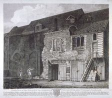 South view of the Bishop of Winchester's palace, Southwark, London, 1812. Artist: Anon
