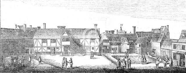 South View of Arundel House in 1646, 1854. Creator: Unknown.