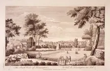 South view of Kensington, London, c1750. Artist: Anon