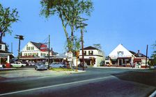 South Yarmouth Corner, Cape Cod, Massachusetts, USA, 1958