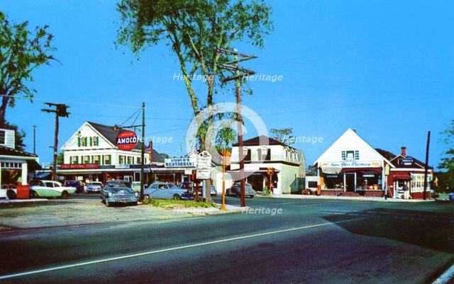 South Yarmouth Corner, Cape Cod, Massachusetts, USA, 1958. Artist: Unknown