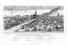 Southwark and London Bridge as they appeared about 1546 c1860.Artist: N Whittock