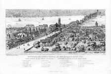 Southwark and London Bridge as they appeared about 1546 c1860.Artist: N Whittock
