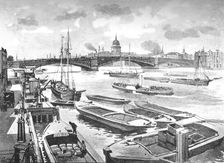 Southwark Bridge 1891. Creator: William Luker
