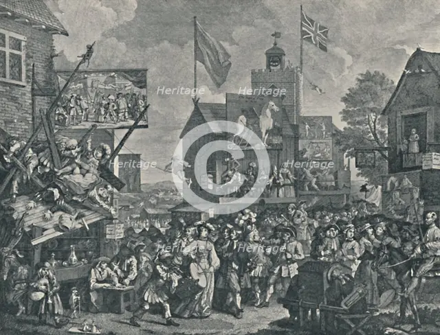 'Southwark Fair, 1733', (1920). Artist: William Hogarth.
