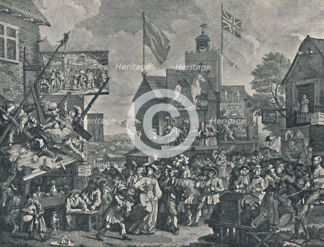 'Southwark Fair, 1733', (1920). Artist: William Hogarth.