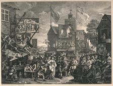 Southwark Fair 1733. Artist: William Hogarth