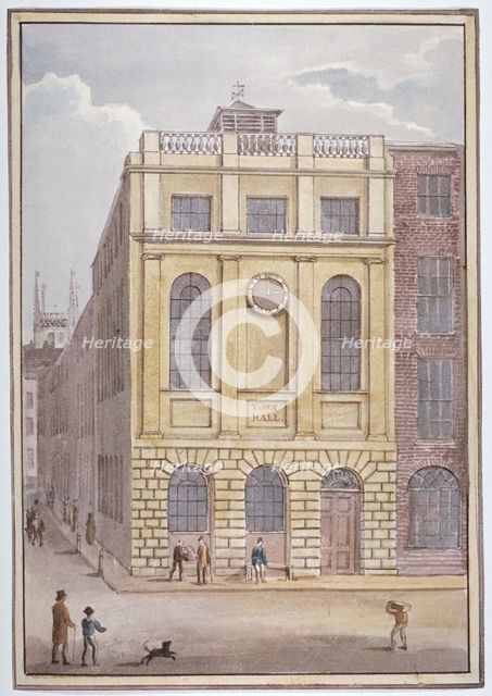 Southwark Town Hall, London, c1845. Artist: Anon