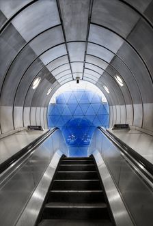 Southwark Underground Station, Blackfriars Road, South Bank, Southwark, London, 2017. Creator: James O Davies