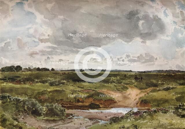 'Southwold Common in August', c1889. Artists: Otto Limited, Thomas Collier.