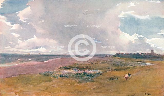 'Southwold from the Beach', c1860-1890, (1906). Creator: Thomas Collier.