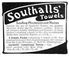 Southalls Towels, 1909. Creator: Unknown