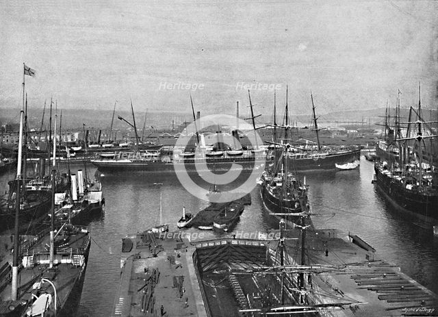 'Southampton Docks', c1896. Creator: Francis Godolphin Osbourne Stuart.