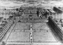 Southampton or Bloomsbury Square London, c1725. Artist: Sutton Nicholls