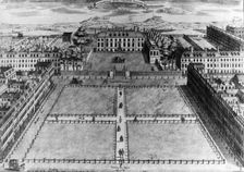 Southampton or Bloomsbury Square London, c1725. Creator: Sutton Nicholls