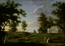Southeast View of "Sedgeley Park," the Country Seat of James Cowles Fisher, Esq., ca. 1819. Creator: Thomas Birch