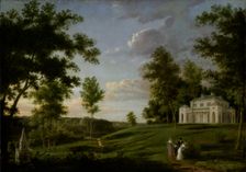 Southeast View of "Sedgeley Park," the Country Seat of James Cowles Fisher, Esq., ca. 1819. Creator: Thomas Birch