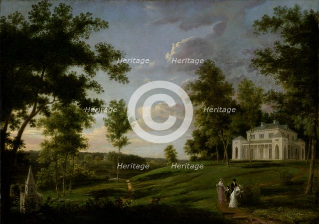 Southeast View of "Sedgeley Park," the Country Seat of James Cowles Fisher, Esq., ca. 1819. Creator: Thomas Birch.
