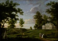 Southeast View of "Sedgeley Park," the Country Seat of James Cowles Fisher, Esq., ca. 1819. Creator: Thomas Birch
