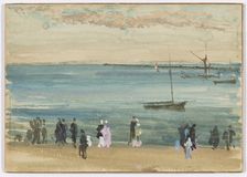 Southend Pier, 1882-1884. Creator: James Abbott McNeill Whistler