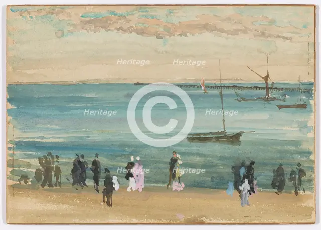 Southend Pier, 1882-1884. Creator: James Abbott McNeill Whistler.