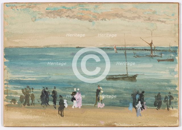 Southend Pier, 1882-1884. Creator: James Abbott McNeill Whistler.