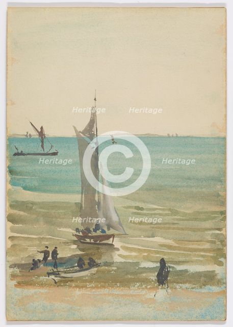 Southend - The Pleasure Yacht, 1882-1884. Creator: James Abbott McNeill Whistler.