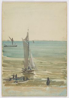 Southend - The Pleasure Yacht, 1882-1884. Creator: James Abbott McNeill Whistler