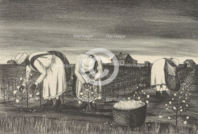 Southern Cottonpickers, ca.1935 - 1943. Creator: John MacWhirter.