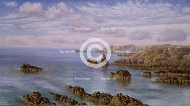 Southern Coast of Guernsey, 1875. Creator: John Brett.