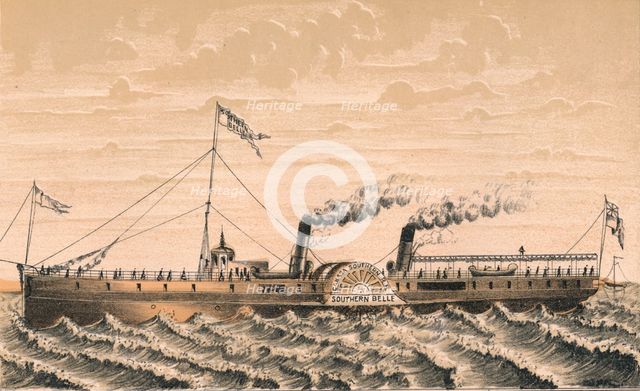 'Southern Belle Between Toronto, Niagara and Buffalo...', mid-late 19th century. Creator: Unknown.